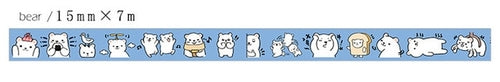 15mm*7m Cute Panda Seal Decorative Washi