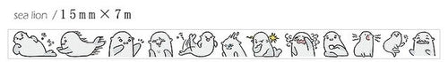 15mm*7m Cute Panda Seal Decorative Washi