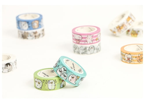 15mm*7m Cute Panda Seal Decorative Washi