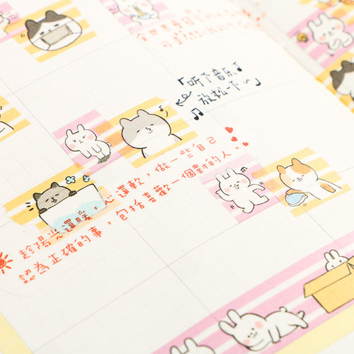 15mm*7m Cute Panda Seal Decorative Washi