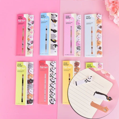 1PC Animal Girl Cute Kawaii Sticky Notes Memo Pad