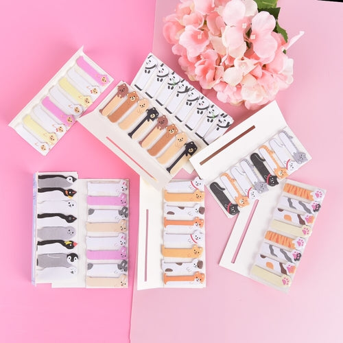 1PC Animal Girl Cute Kawaii Sticky Notes Memo Pad