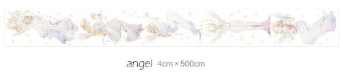 3.5 4.5cm*5m Cute Star Butterfly Gold Washi
