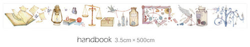 3.5 4.5cm*5m Cute Star Butterfly Gold Washi