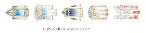 3.5 4.5cm*5m Cute Star Butterfly Gold Washi