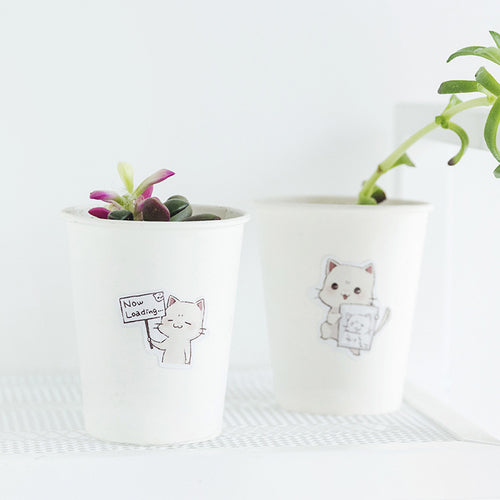 45PCS/PACK Cute Cat Sticker Marker Planner