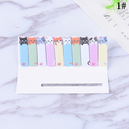 Convenient Fashion Cute Sticky Notes DIY Cat Heart
