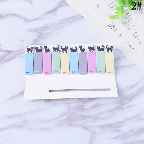 Convenient Fashion Cute Sticky Notes DIY Cat Heart