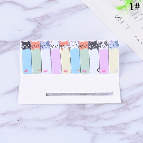 Convenient Fashion Cute Sticky Notes DIY Cat Heart