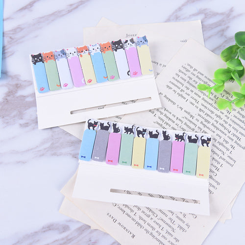 Convenient Fashion Cute Sticky Notes DIY Cat Heart