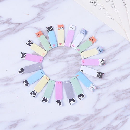 Convenient Fashion Cute Sticky Notes DIY Cat Heart
