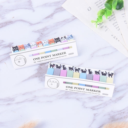Convenient Fashion Cute Sticky Notes DIY Cat Heart