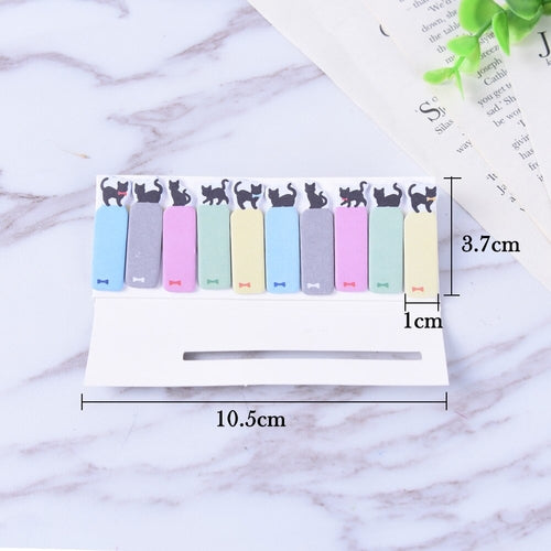 Convenient Fashion Cute Sticky Notes DIY Cat Heart