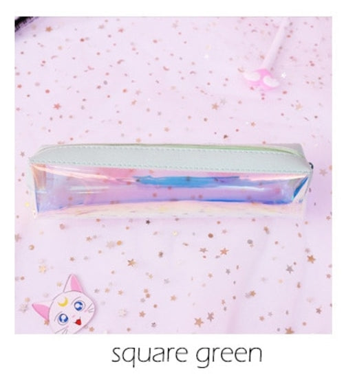 Cute Transparent PVC Pencil Case School