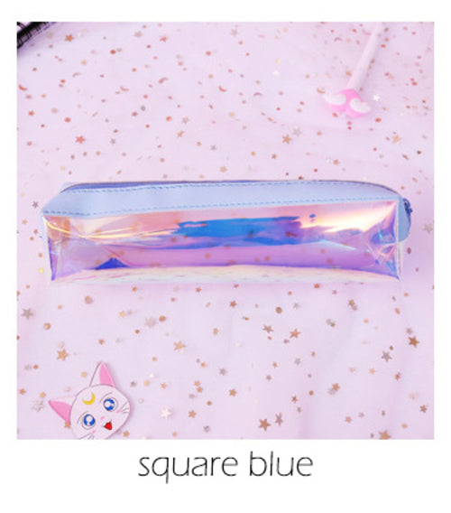 Cute Transparent PVC Pencil Case School