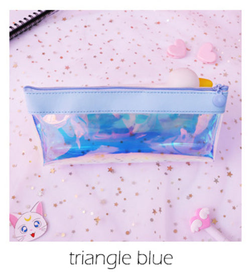 Cute Transparent PVC Pencil Case School