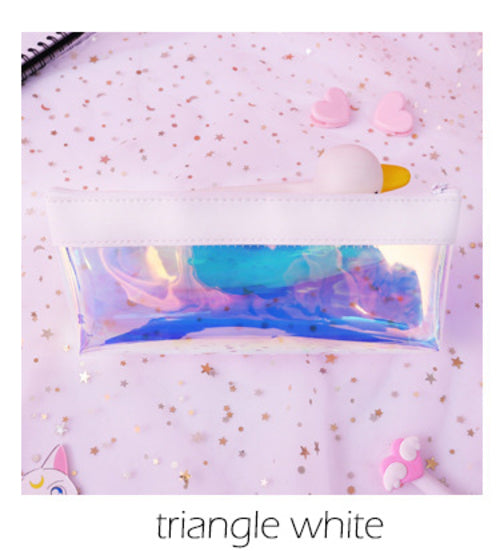 Cute Transparent PVC Pencil Case School