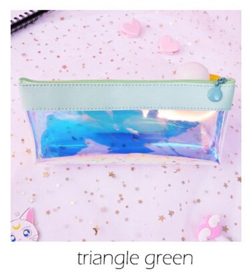 Cute Transparent PVC Pencil Case School