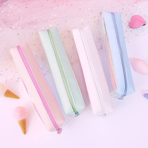 Cute Transparent PVC Pencil Case School