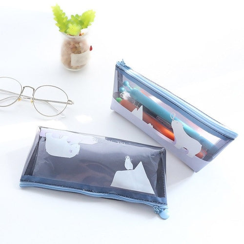 Polar bear School Pencil Case Students Pencil Bag